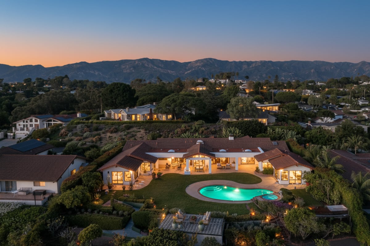 Santa Barbara Oceanfront Estate - view 2